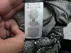 Vestido Michael Kors Grande Animal Print Escote Cruzado Gris