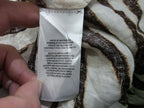 Vestido Camisero Ralph Lauren 14 Lino Animalprint Cafecrema