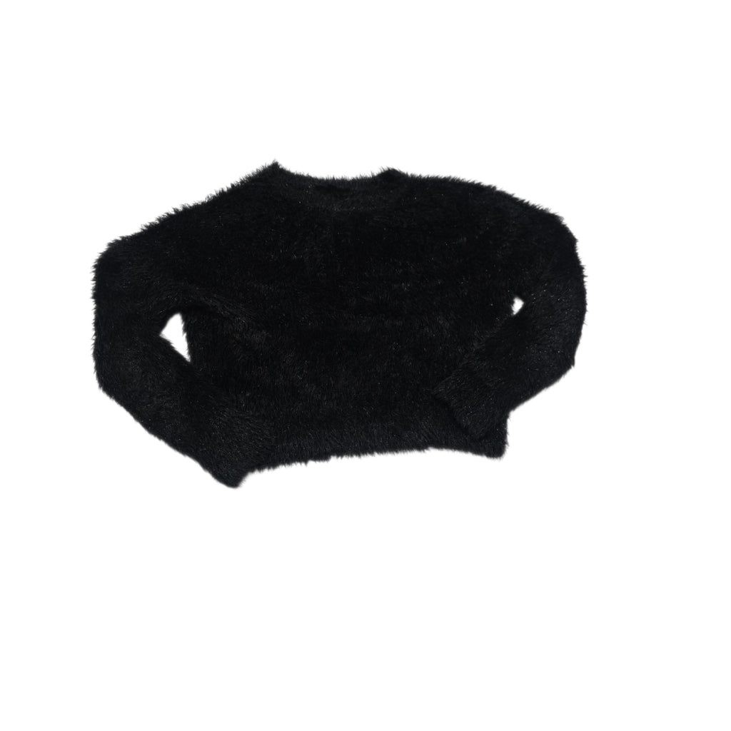 Suéter Peluche Allsaints Negro Con Destellos Talla Grande