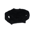 Suéter Peluche Allsaints Negro Con Destellos Talla Grande
