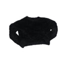 Suéter Peluche Allsaints Negro Con Destellos Talla Grande