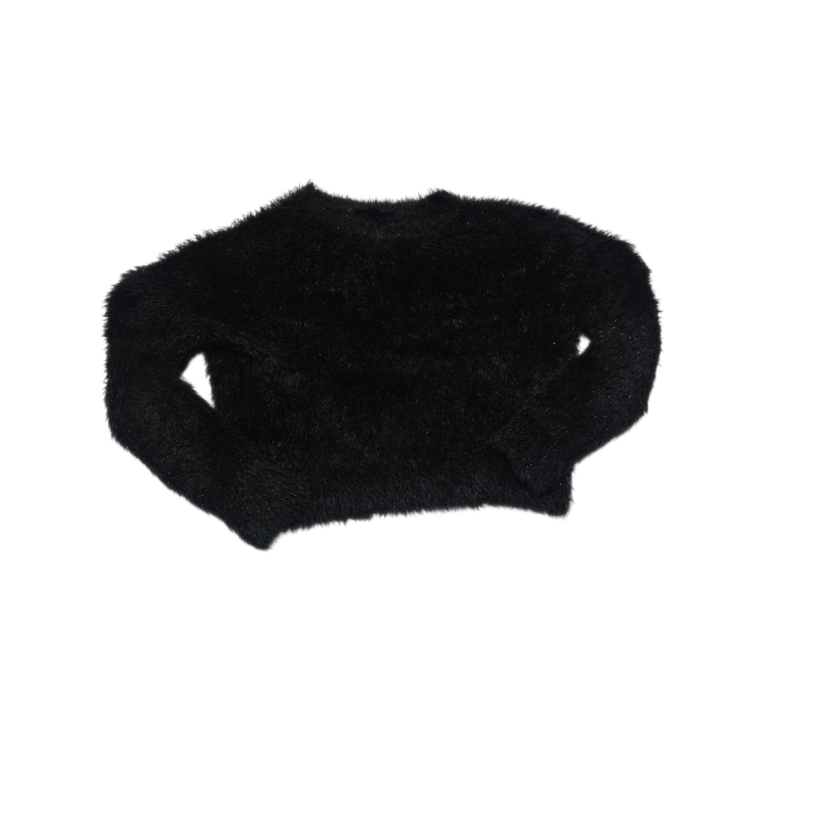 Suéter Peluche Allsaints Negro Con Destellos Talla Grande