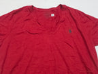Playera Polo Ralph Lauren Mujer Extra Grande Roja Poni Azul
