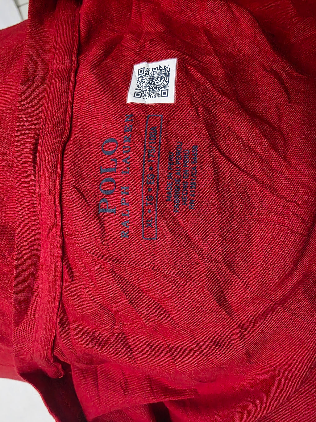 Playera Polo Ralph Lauren Mujer Extra Grande Roja Poni Azul