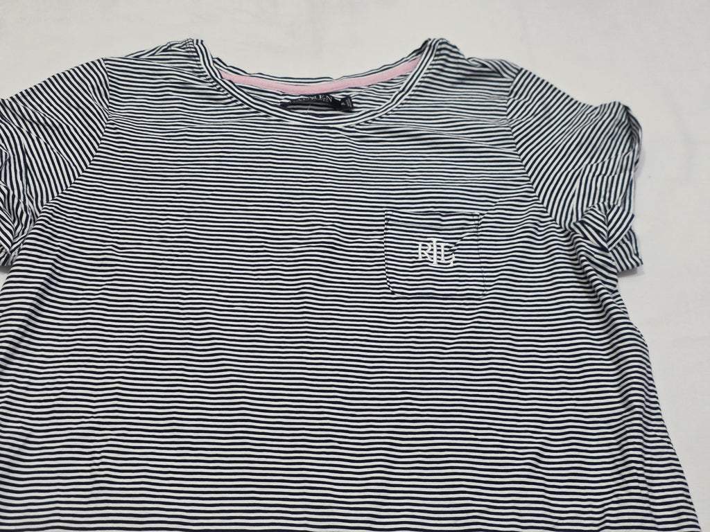 Camison Ralph Lauren Mujer Extra Grande Rayado Azul/blanco