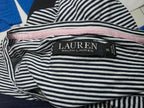Camison Ralph Lauren Mujer Extra Grande Rayado Azul/blanco