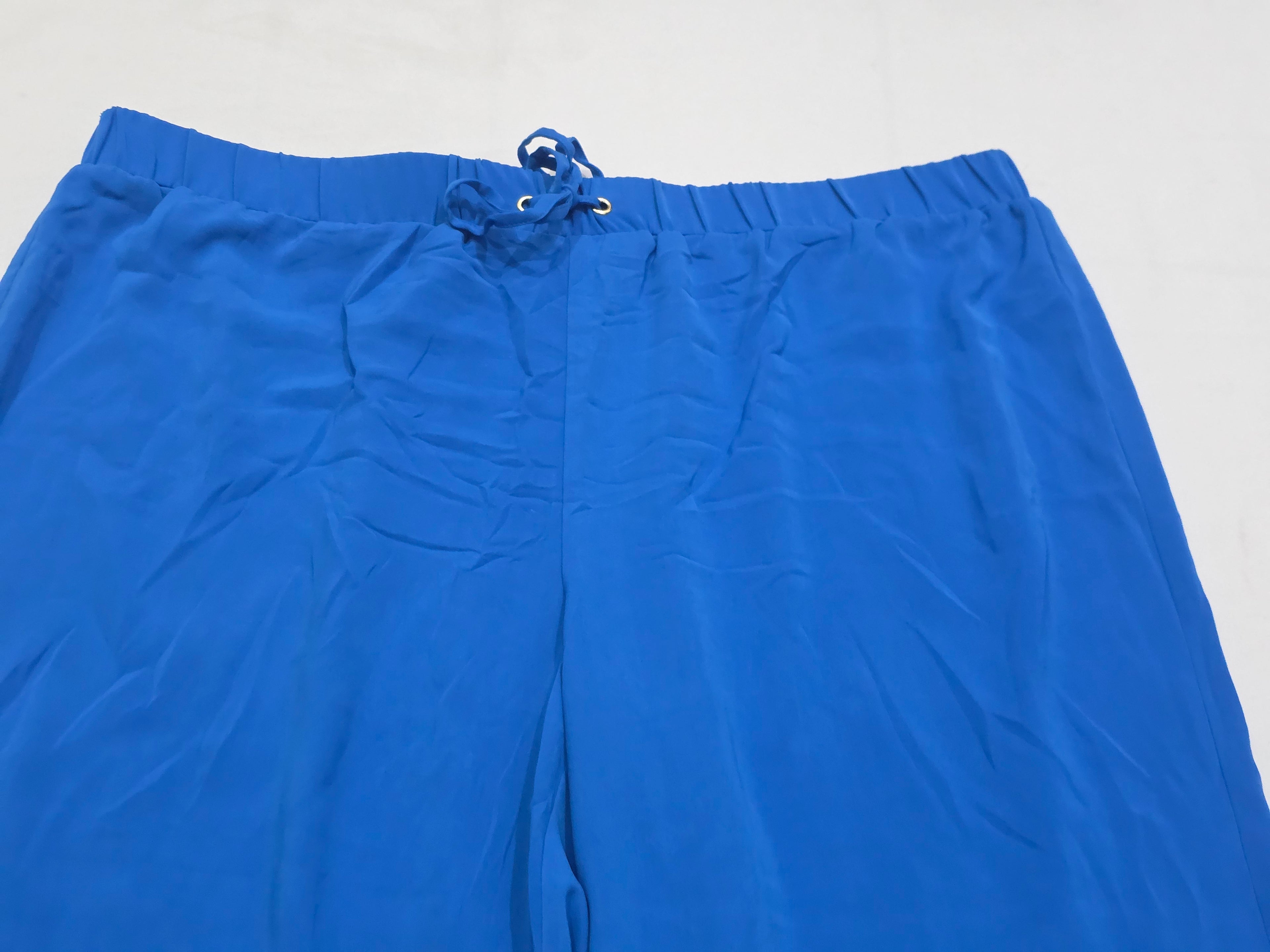Pantalon Suelto Michael Kors Extra Grande De Mujer Azul