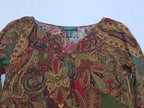 Blusa Ralph Lauren Mujer Extra Chica Cafe/verde Figuras