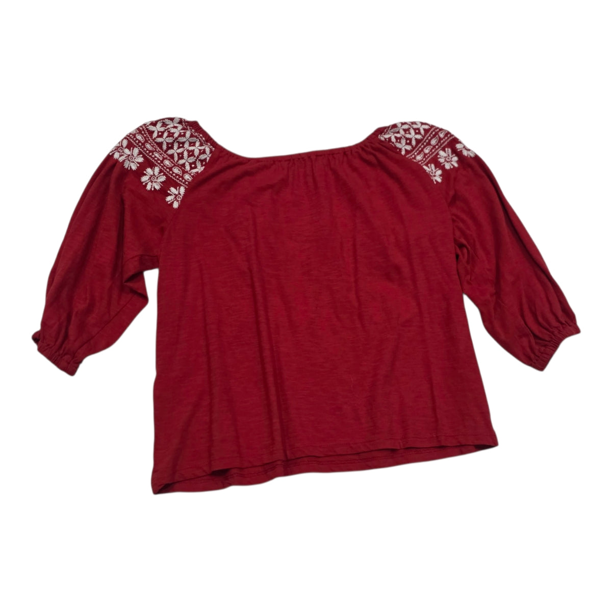 Blusa Campesina Tommy Hilfiger Mujer Extra Chica Rojablanco