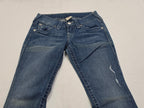 Pantalon True Religion Talla 25 Boot Cut De Mezclilla Azul