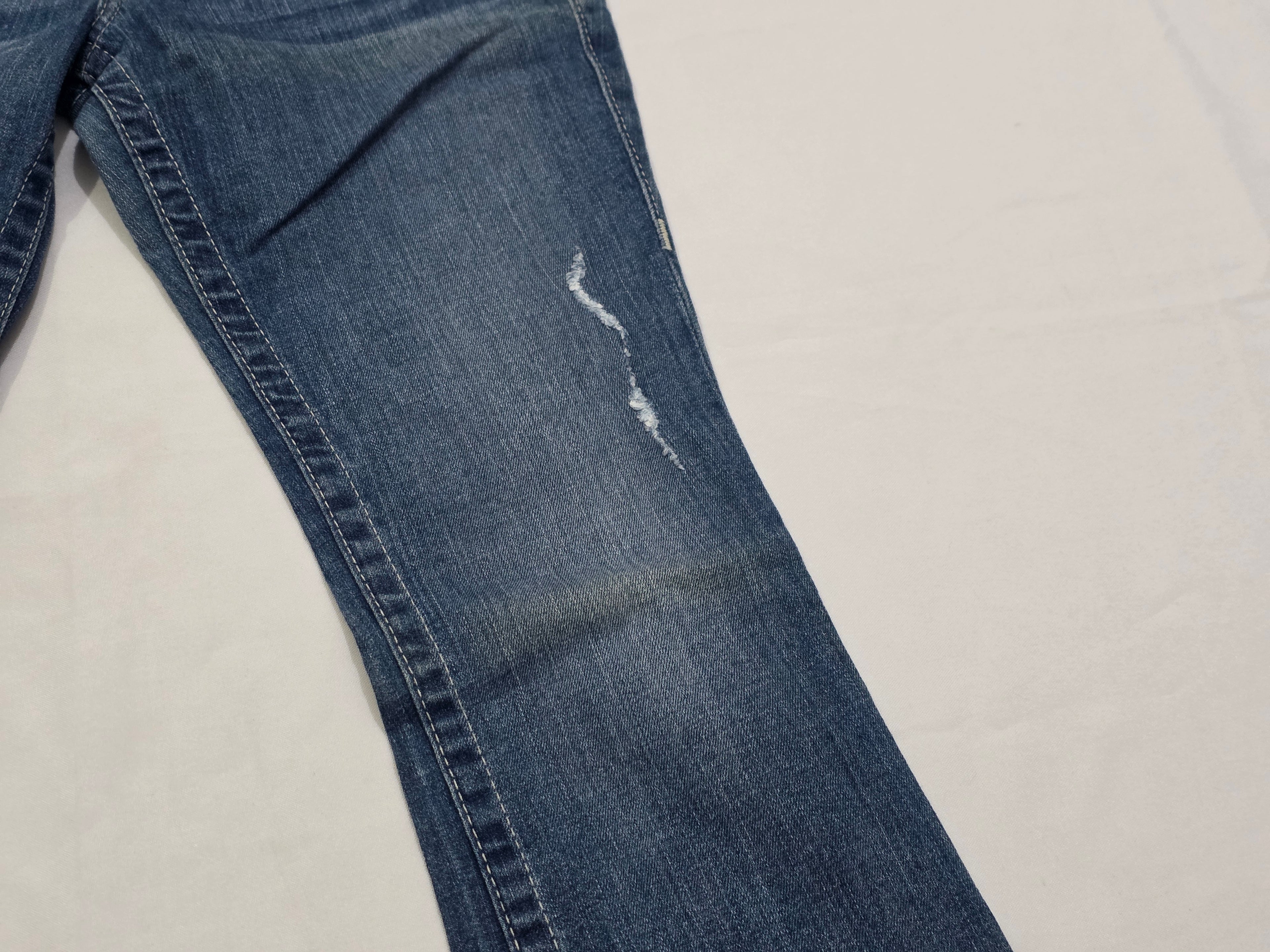 Pantalon True Religion Talla 25 Boot Cut De Mezclilla Azul