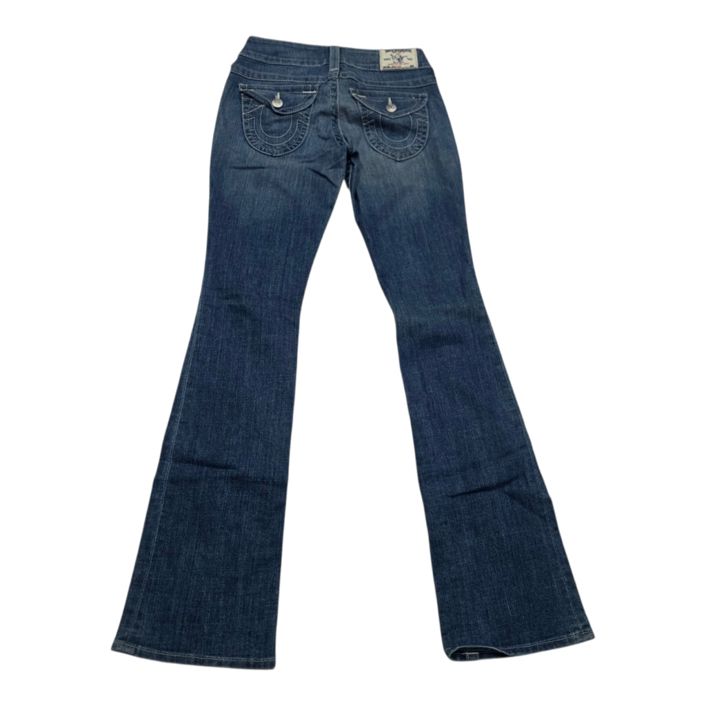 Pantalon True Religion Talla 25 Boot Cut De Mezclilla Azul