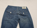 Pantalon True Religion Talla 25 Boot Cut De Mezclilla Azul