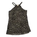 Blusa Michael Kors Sin Mangas Talla 6 Color Cafe