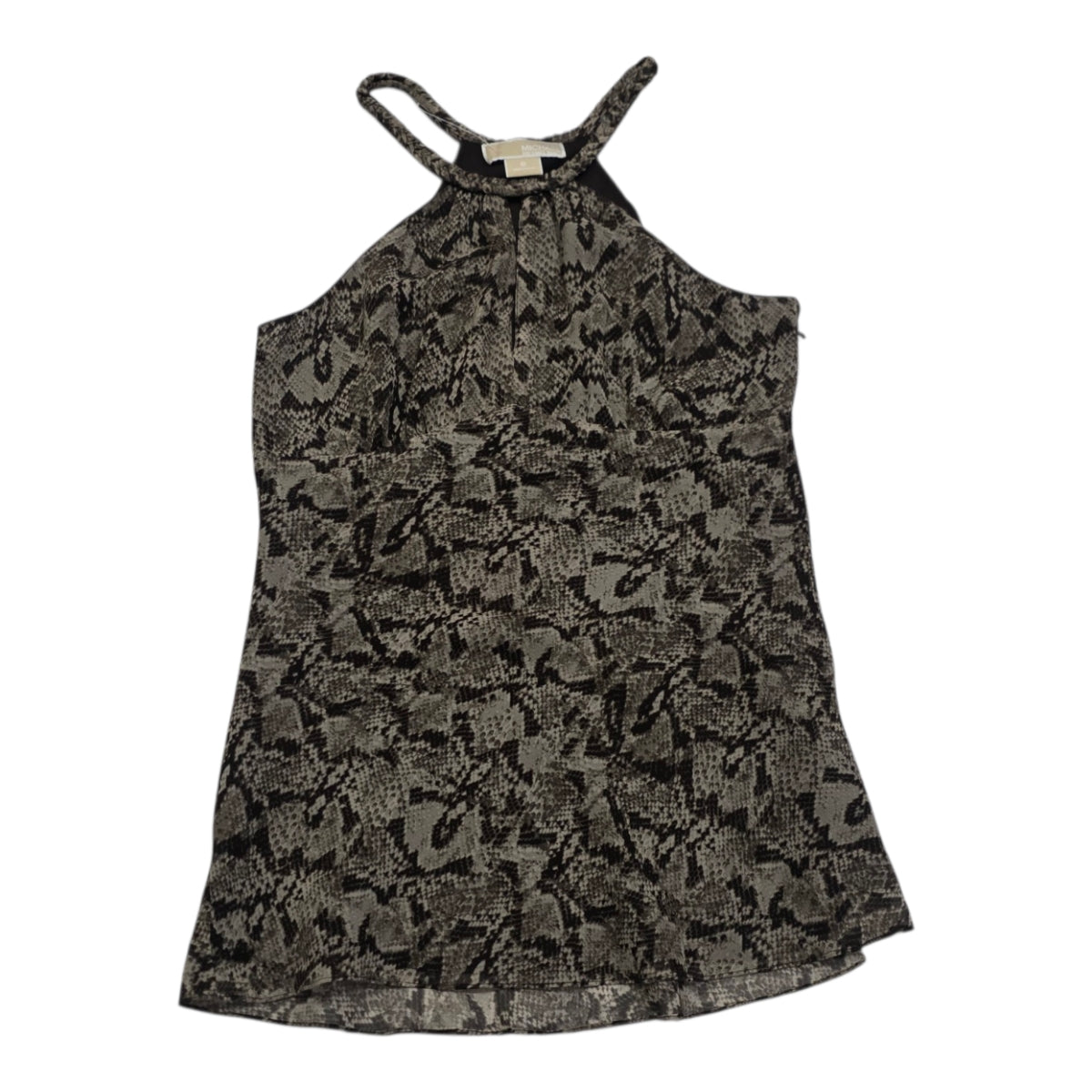 Blusa Michael Kors Sin Mangas Talla 6 Color Cafe
