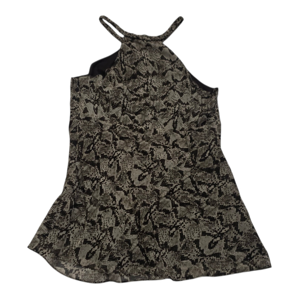 Blusa Michael Kors Sin Mangas Talla 6 Color Cafe