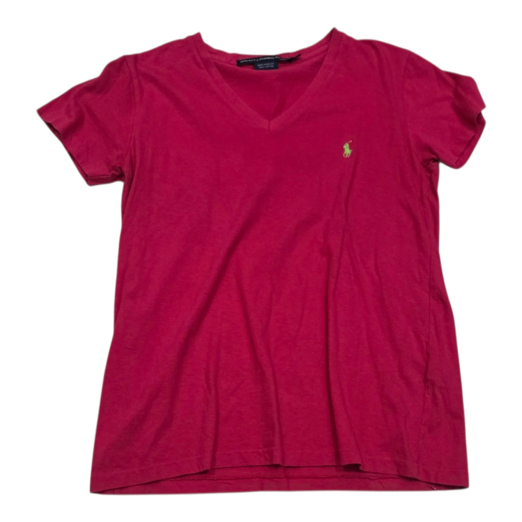 Playera Ralph Laurensport Rosa Poni Verde Chica Manga Corta