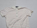 Playera Ralph Lauren Golf Blanca Con Lineas Talla Chica