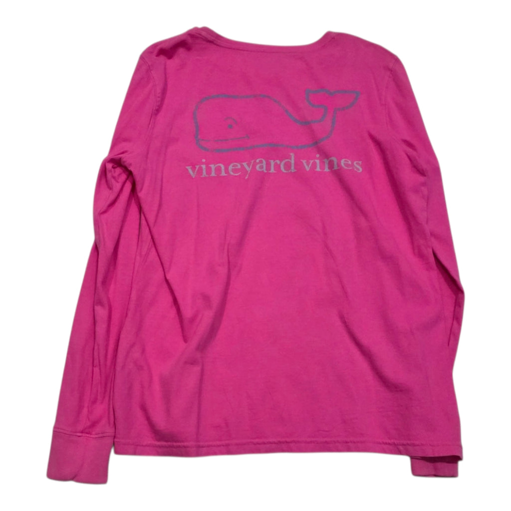 Playera Vineyard Vines De Mujer Talla Chica Rosa Manga Larga