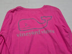 Playera Vineyard Vines De Mujer Talla Chica Rosa Manga Larga