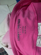 Biker Tommy Hilfiger De Mujer Talla Chica Rosa/blanco