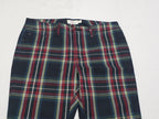 Pantalon Vineyard Vines Talla 6 Skinny Azul/rojo A Cuadros