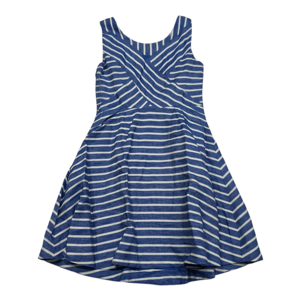 Vestido Vineyard Vines Azul De Lino Talla 4 De Tirantes