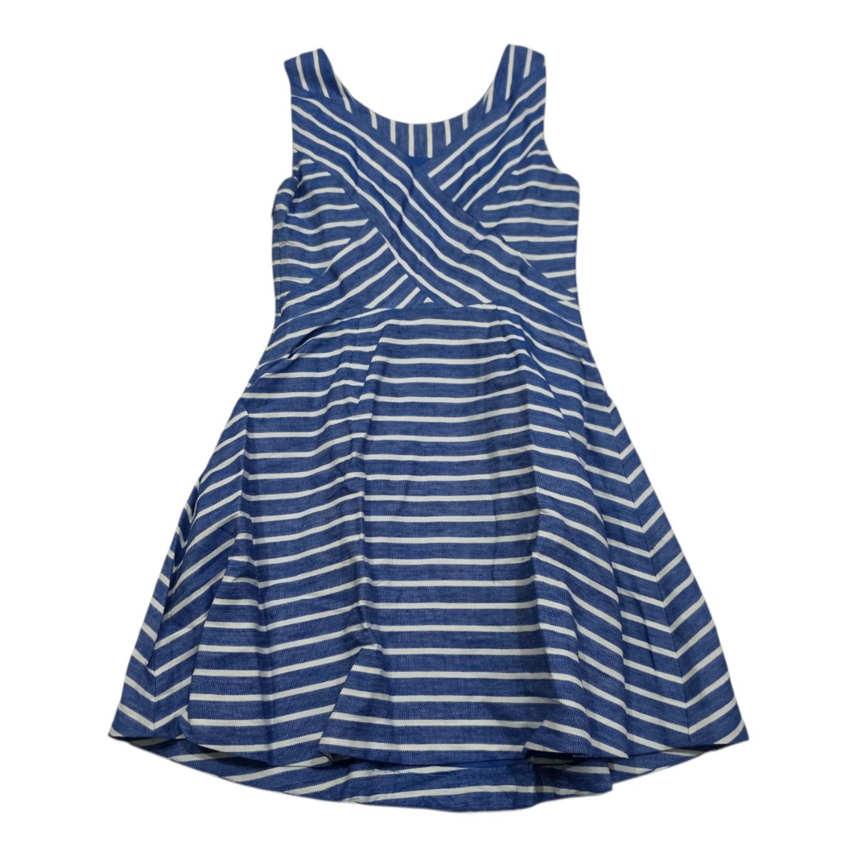 Vestido Vineyard Vines Azul De Lino Talla 4 De Tirantes