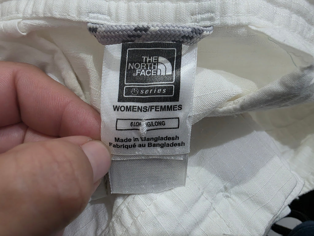 Short The North Face Blanco De Mujer Talla 6 Long