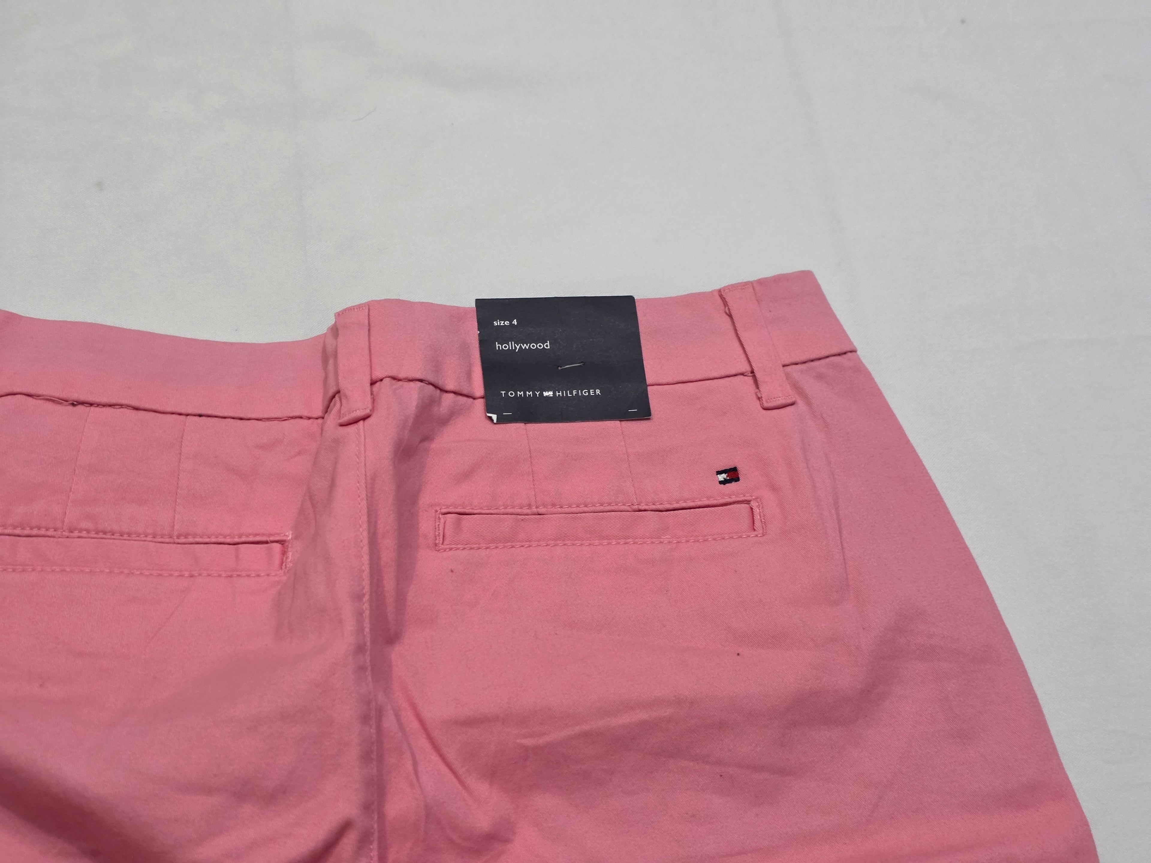 Bermuda Tommy Hilfiger De Mujer Talla 4 Color Rosa