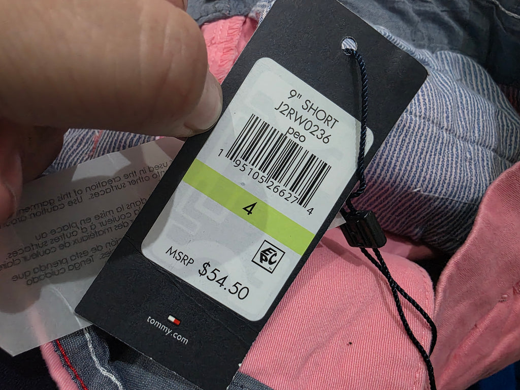 Bermuda Tommy Hilfiger De Mujer Talla 4 Color Rosa