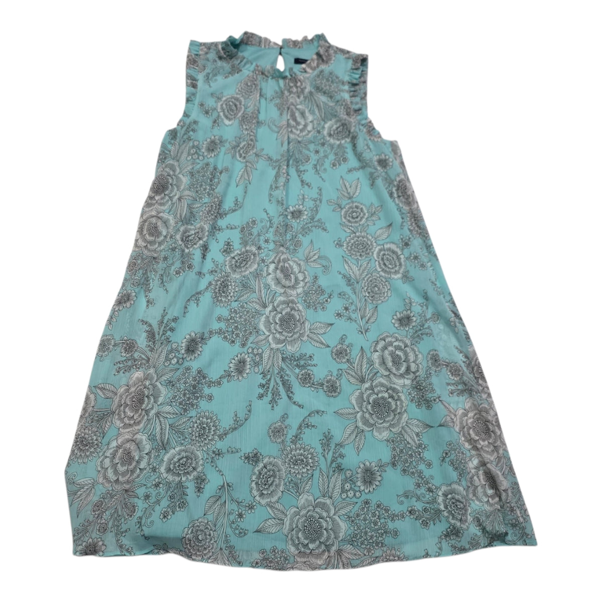 Vestido Tommy Hilfiger De Mujer Talla 6 Azul Con Plateado