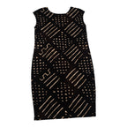Vestido Ralph Lauren De Mujer Talla Chica Cafe Manga Corta