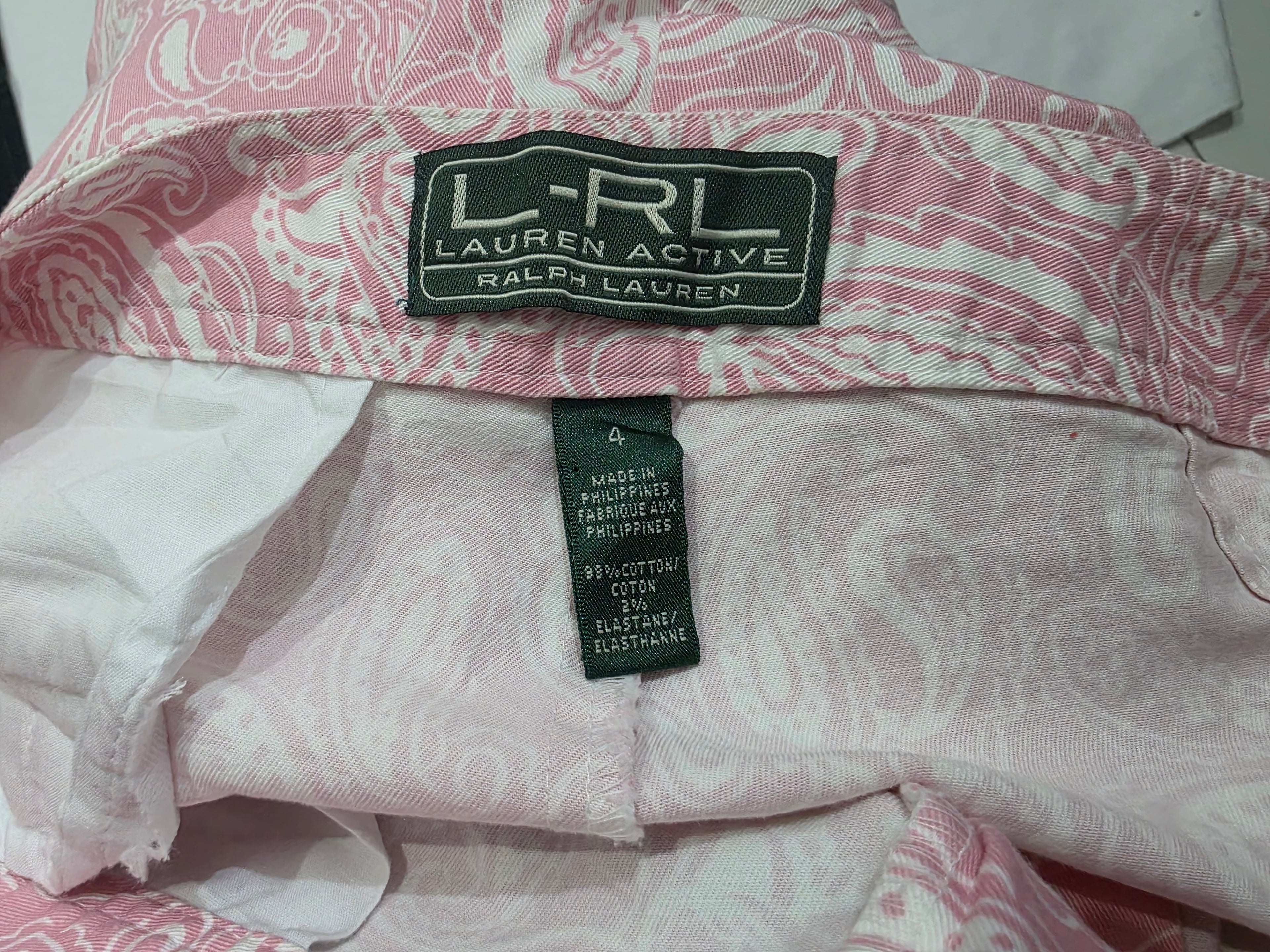 Pantalon Ralph Lauren Active De Mujer Color Rosa Talla 4