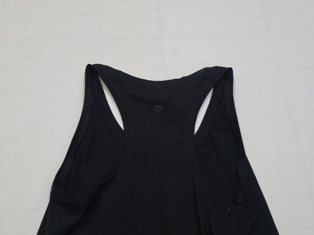 Playera Lululemon Sin Mangas Talla 6 Color Negro De Mujer