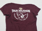 Playera True Religion De Mujer Chica Color Vino Manga Corta