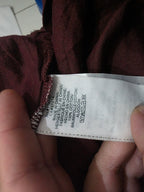 Playera True Religion De Mujer Chica Color Vino Manga Corta