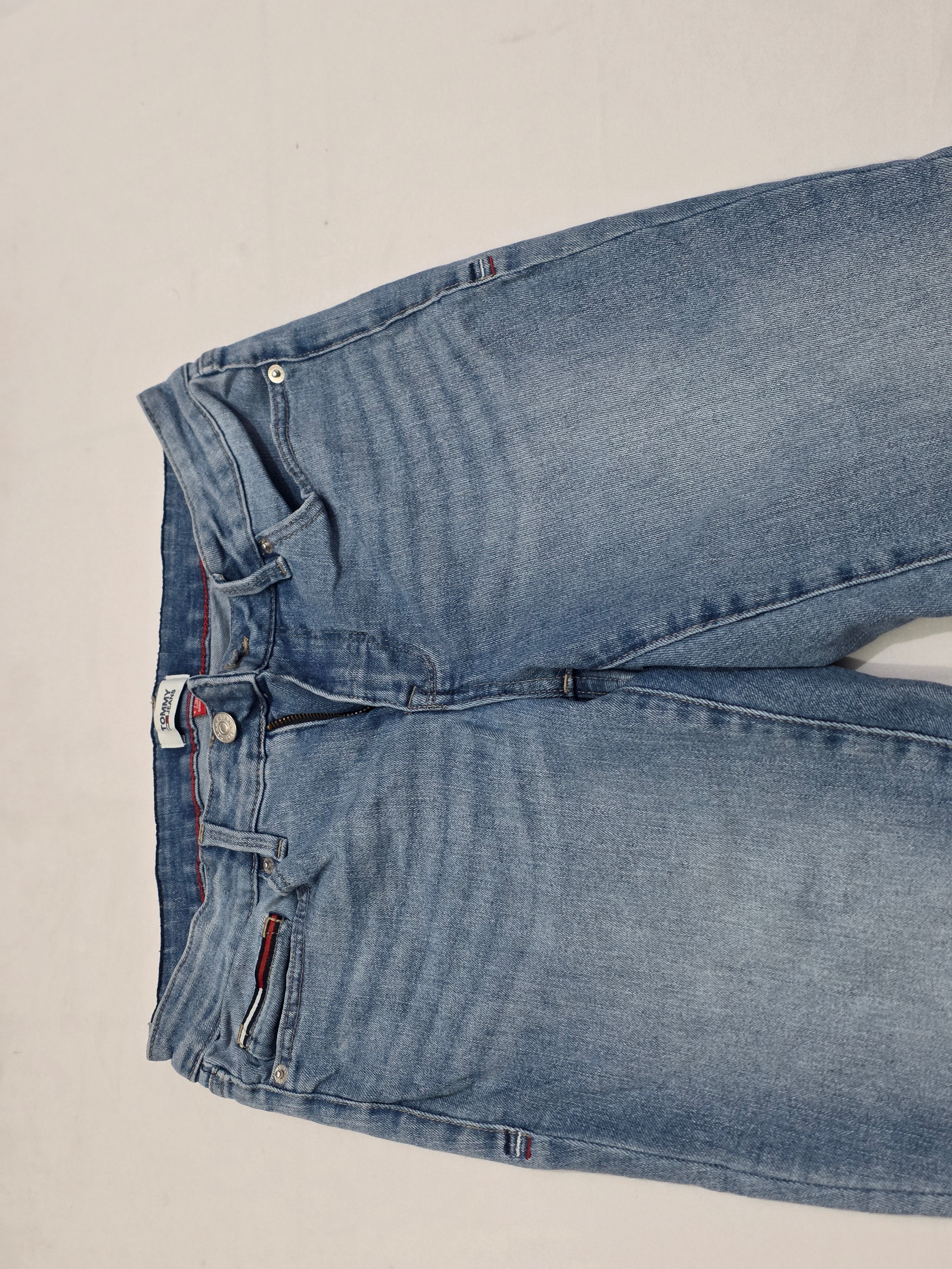 Pantalon Tommy Hilfiger Talla 6/w28 Azul Mezclilla De Mujer