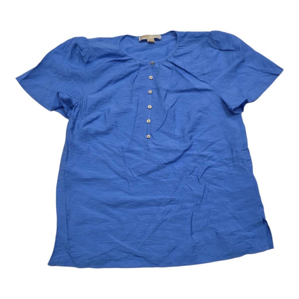Blusa Michael Kors Mujer Talla Chica Azul Celeste De Viscose