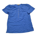Blusa Michael Kors Mujer Talla Chica Azul Celeste De Viscose