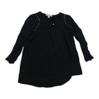Blusa Michael Kors De Rayon Negro De Mujer Talla Chica