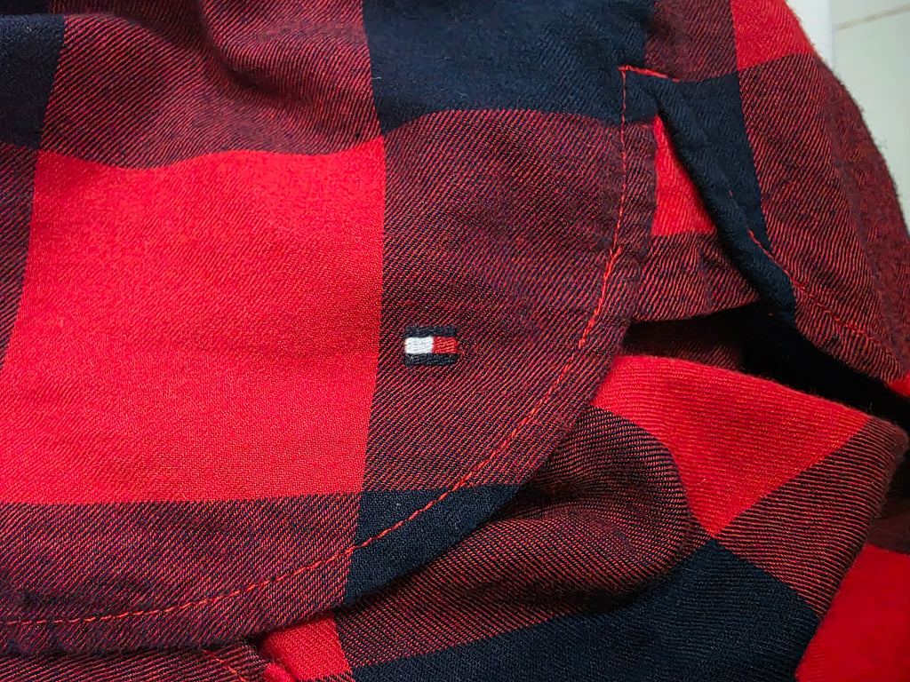 Blusa Tommy Hilfiger De Mujer Talla Mediana Rojo/negro