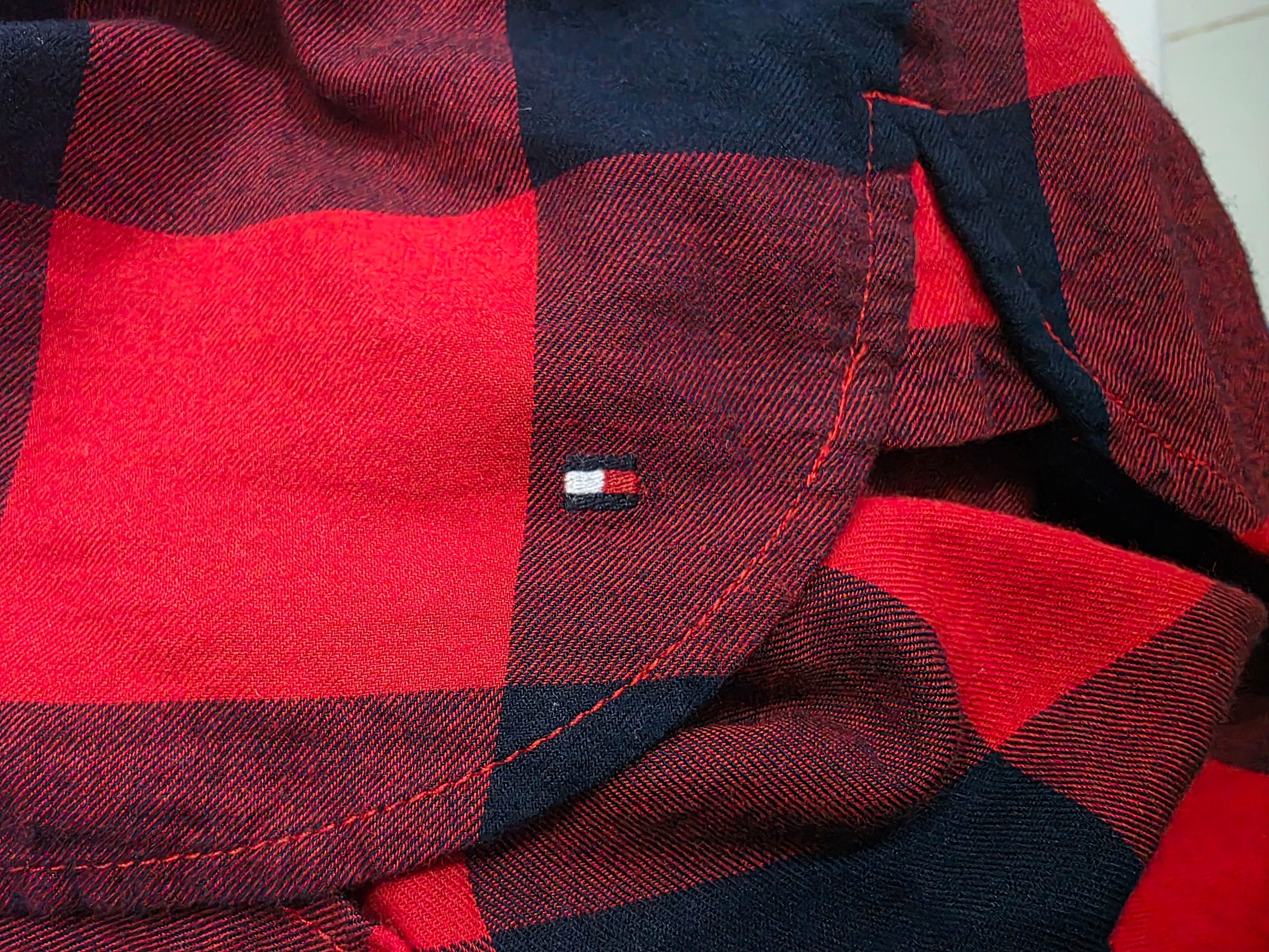 Blusa Tommy Hilfiger De Mujer Talla Mediana Rojo/negro