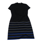 Vestido Tommy Hilfiger Mujer Talla 10 Negro Cuello Alto