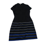 Vestido Tommy Hilfiger Mujer Talla 10 Negro Cuello Alto