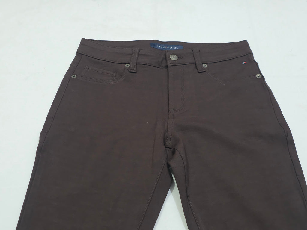 Pantalon Tommy Hilfiger Talla 8 Color Cafe De Mujer