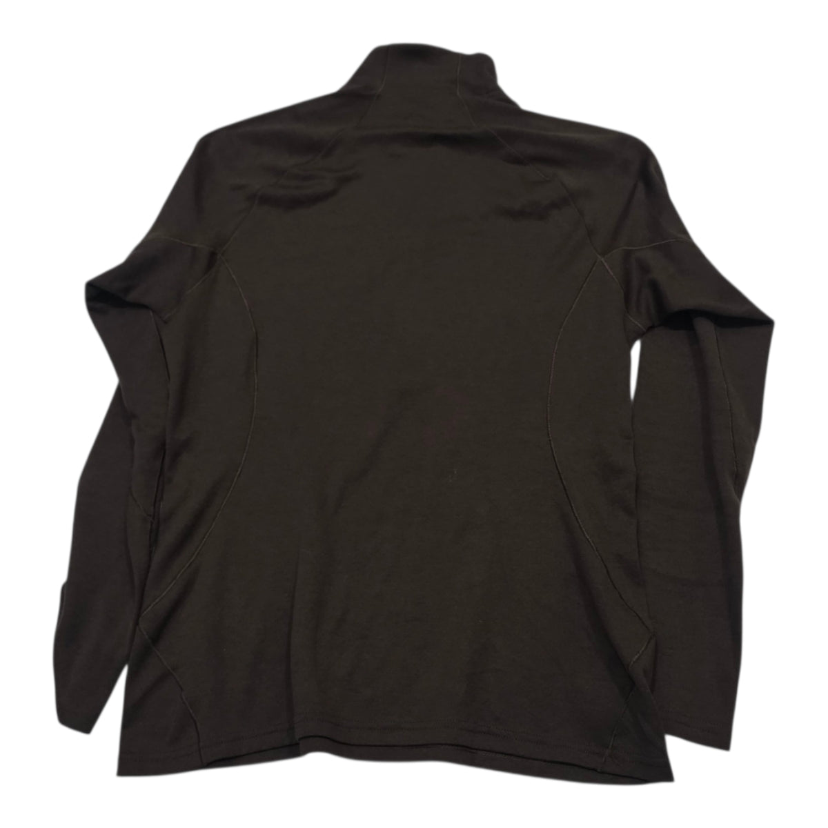 Playera Patagonia Medio Cierre Cuelloalto Cafe Mujer Mediana