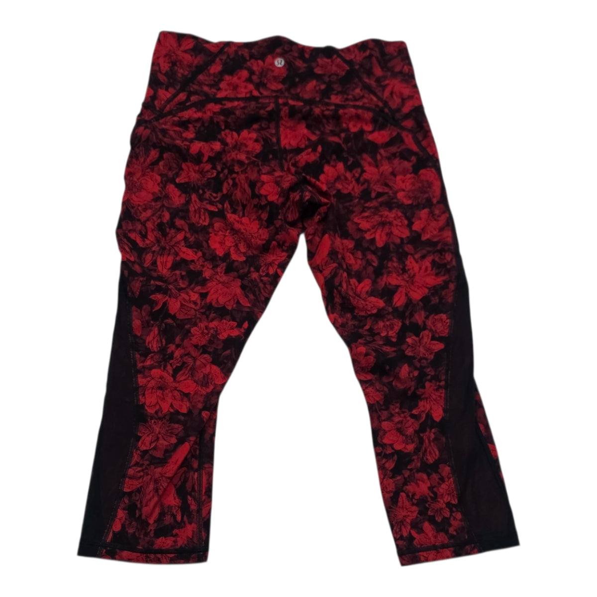 Legging Lululemon De Mujer Talla 20 Color Rojo Floreado