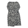 Vestido Ralph Lauren Mujer Talla 8 Color Gris Con Figuras