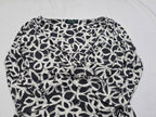 Vestido Ralph Lauren Mujer Talla 8 Color Gris Con Figuras